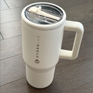 HYDROJUG 20oz Traveler Cream Tumbler Water Bottle, Leak Proof Lid, Travel Drink